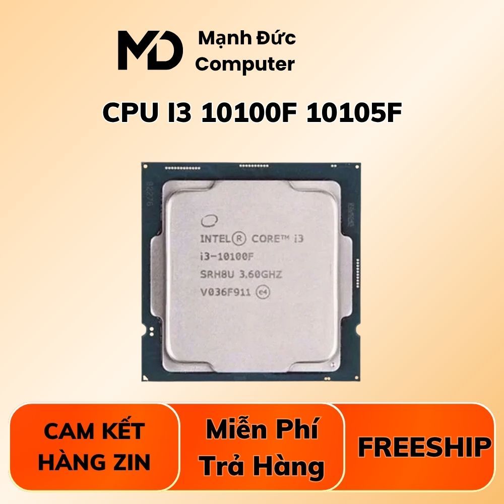 CPU intel core i3 10105F | i3 10100F hàng bóc máy đẹp sk 1200