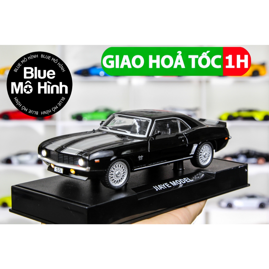 Xe mô hình Chevrolet Camaro SS 1969 1:32 Đen