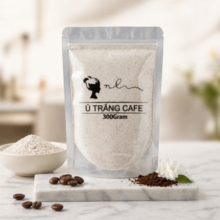 Bột ủ trắng cafe ( Tặng bông rửa mặt ) Tắm trắng cafe face + body cấp tốc, dưỡng trắng da tẩy da chết