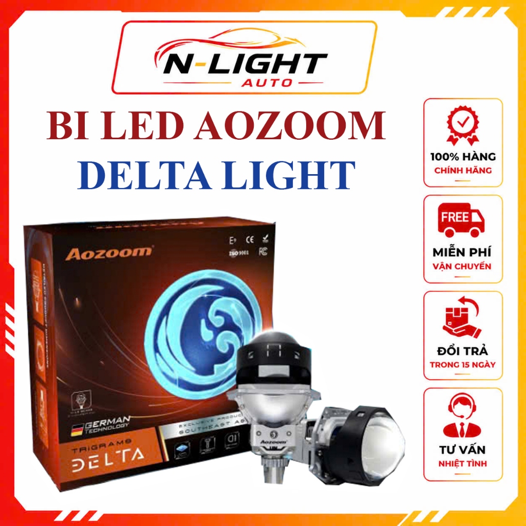 LED DELTA LIGHTS - Công Suất 40W - 50W (士2W)- Bảo Hành 3 Năm