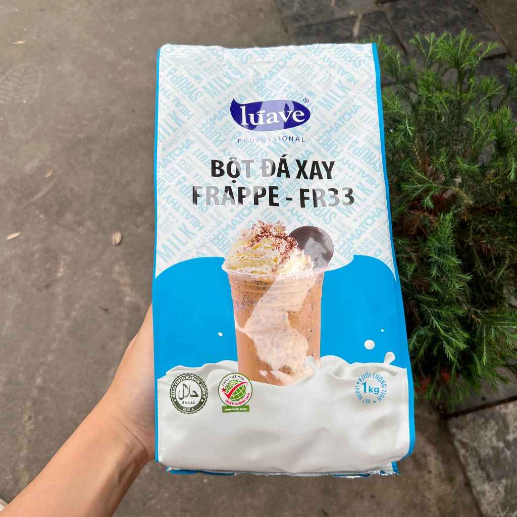 Bột đá xay Luave 1kg – Bột pha chế đồ uống đá xay, sinh tố, cà phê đá xay tiện lợi