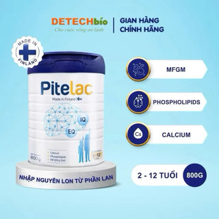 Sữa bột Pitelac 800g dành cho trẻ 2-12 tuổi, hỗ trợ hệ phát triển chiều cao,trí não và tăng khả năng ghi nhớ