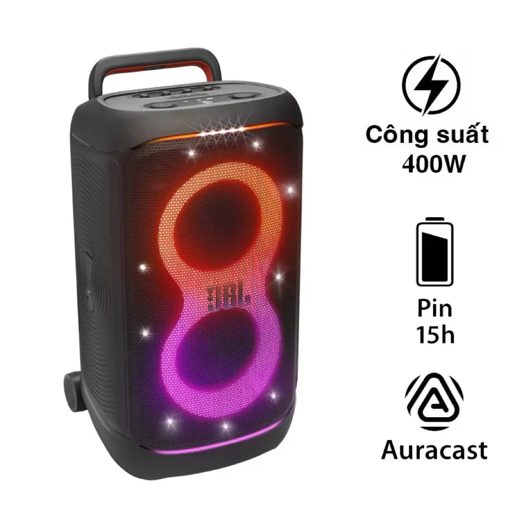 Loa JBL Partybox 520 công suất 400W hàng PGI chính hãng, bảo hành 12 tháng