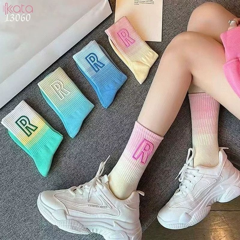 Tất nữ màu sắc mùa xuân hè,ống giữa bắp chân 13060 | BigBuy360 - bigbuy360.vn