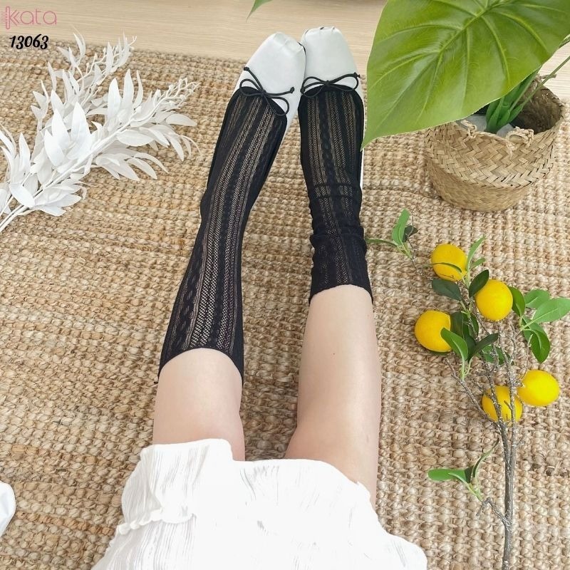 Tất ren mỏng mùa hè giữa bắp chân phong cách lolita nữ 13063 | BigBuy360 - bigbuy360.vn