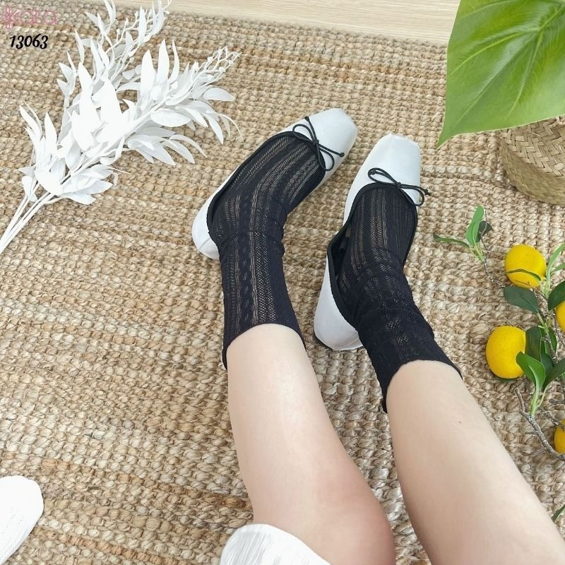 Tất ren mỏng mùa hè giữa bắp chân phong cách lolita nữ 13063 | BigBuy360 - bigbuy360.vn