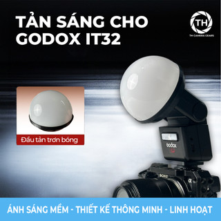 Tản sáng tròn cho Godox IT32 - TH Cam Gears (Softbox làm mềm sáng)