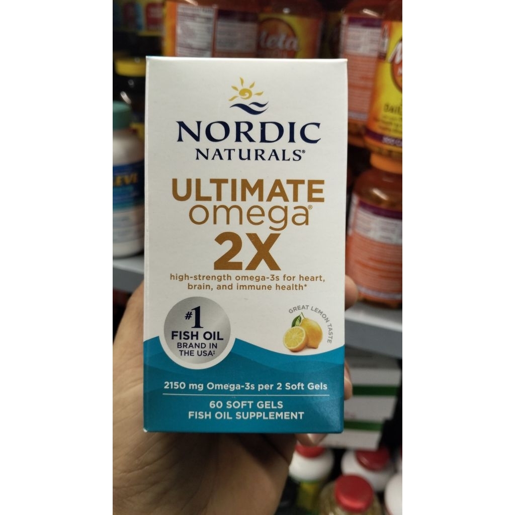 Dầu cá Omega-3 Nordic Naturals Ultimate Omega 2X (2150mg) 60 Softgels nhập khẩu Mỹ