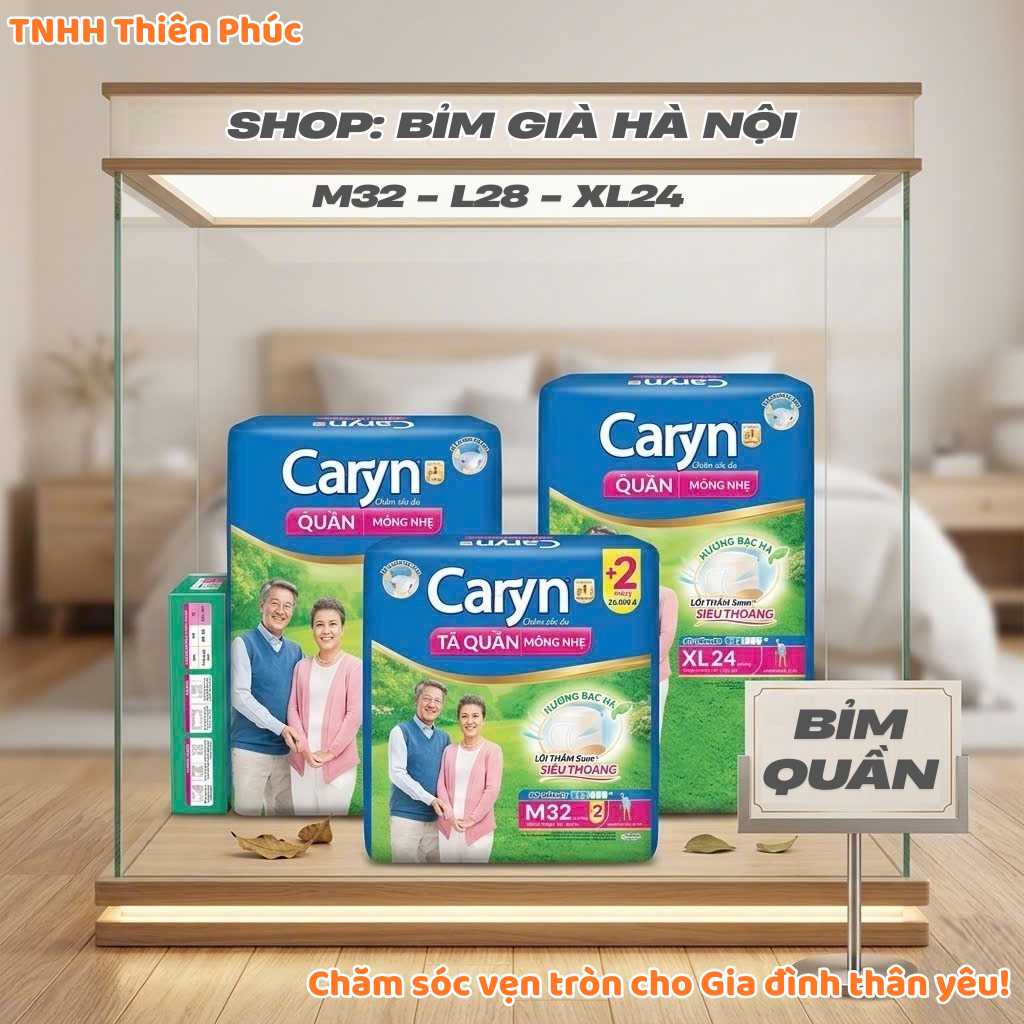Tã quần Caryn XL24 L28 M32 miếng siêu thấm #tã quần caryn #caryn #bỉm caryn #bỉm già caryn #tã già c