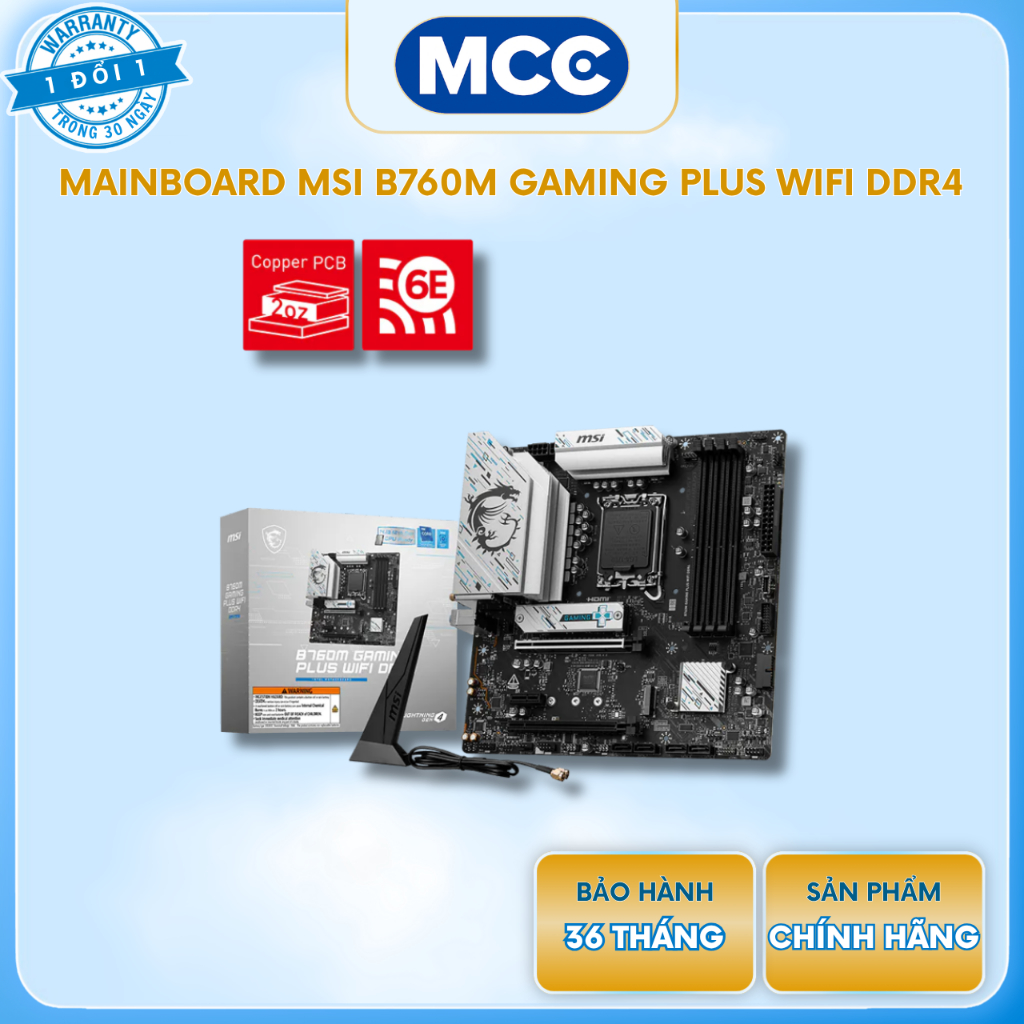 Mainboard MSI B760M GAMING PLUS WIFI DDR4