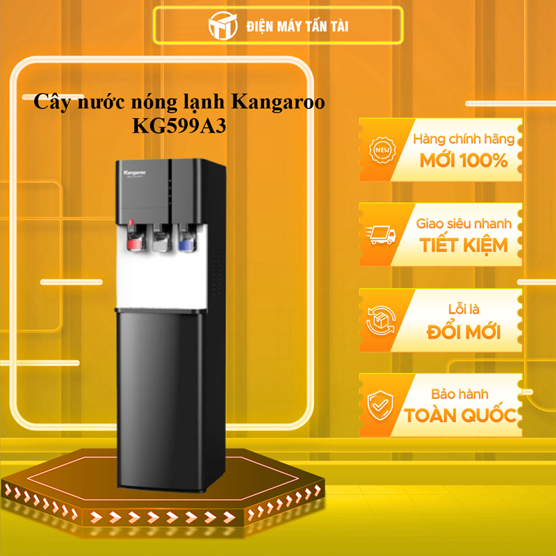( TOÀN QUỐC ) KG599A3 - CÂY NƯỚC NÓNG LẠNH KANGAROO KG599A3 - BÌNH NƯỚC BÊN DƯỚI