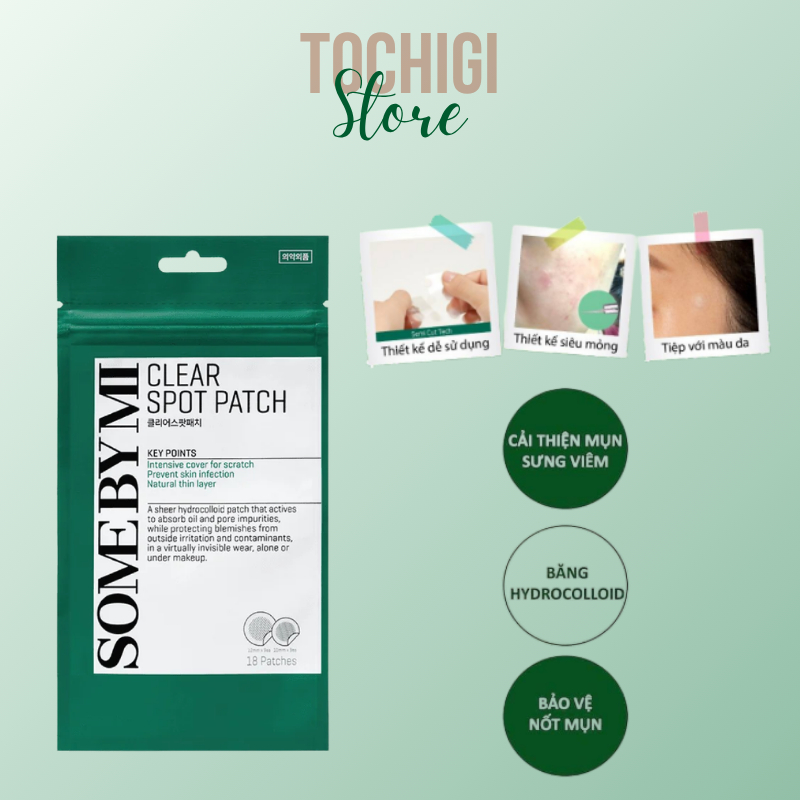 Miếng dán mụn Some By Mi Don't Pop It. Just Leave It 18 miếng