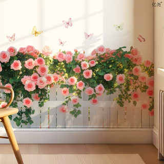 Decal dán chân tường cỏ sẵn keo, decor lớp học, trang trí nhà cửa. Kích thước shop ghi