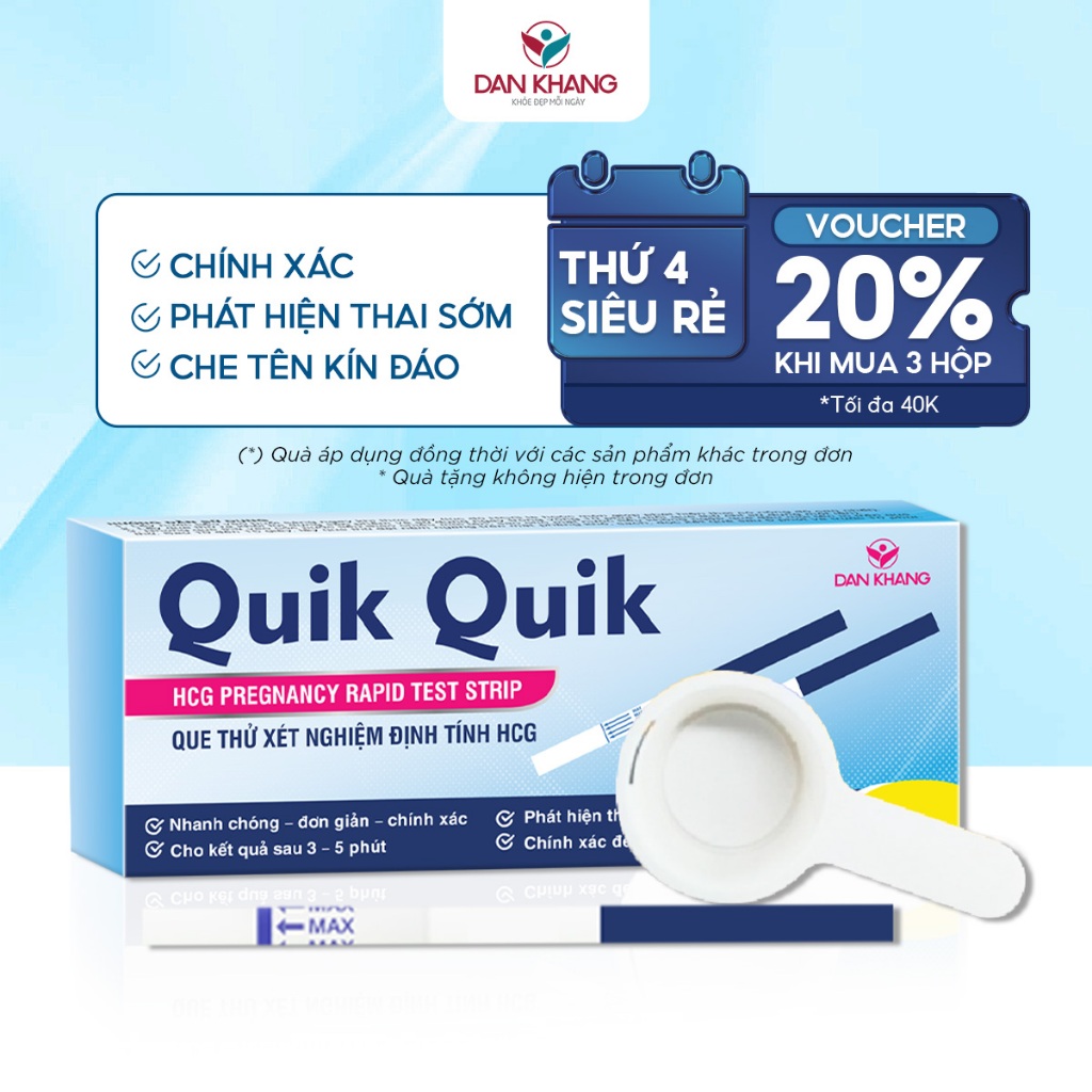 Que Thử Thai Phát Hiện Thai Sớm Sau 7 Ngày Quan Hệ Chính Xác Quik Quik Dân Khang