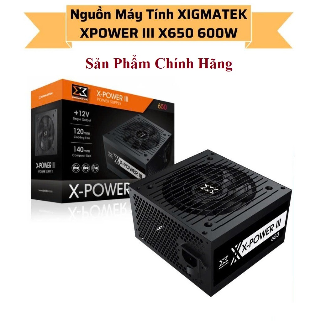 Nguồn máy tính XIGMATEK X-POWER III X350 X450 X500 X550 X650 Chính Hãng