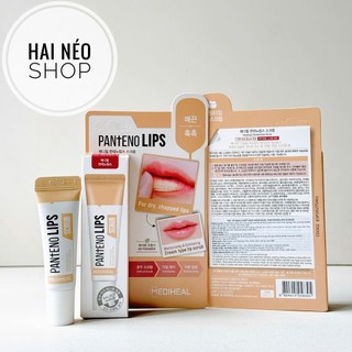 [DATE 11/04/2027] Tẩy tế bào chết môi 3% Vitamin B5, Mật ong & Bơ hạt mỡ Mediheal Pantenolips Scrub 10ml (Hàn)