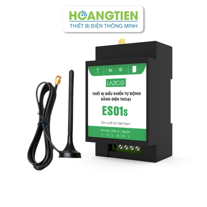 Thiết Bị Điều Khiển Từ Xa Bằng Sim Lazico ES01S - Bật Tắt Máy Bơm, Thiết Bị Điện (Khoảng Cách Vô Tận