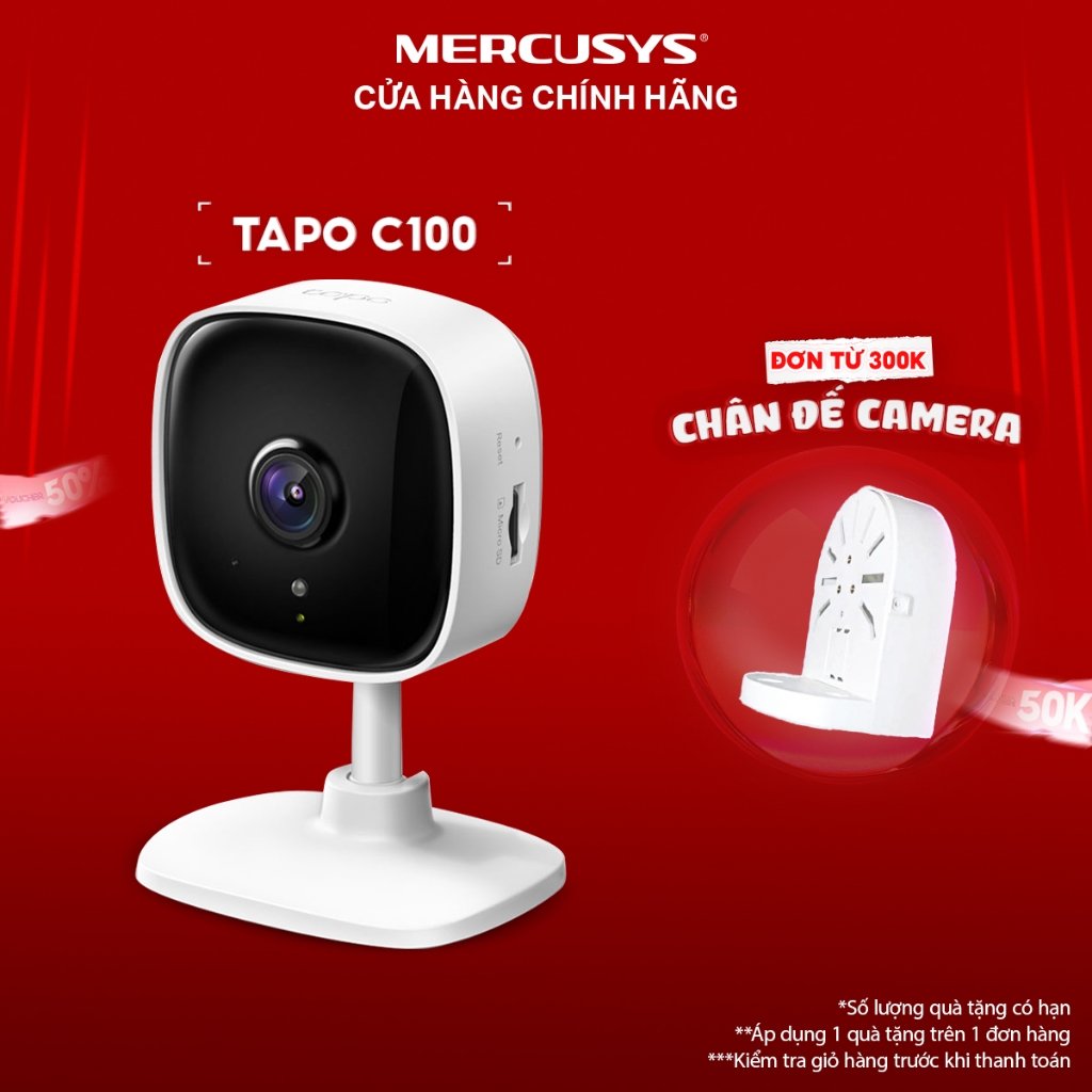 Camera WiFi Thông Minh TP-Link Tapo C100 / C110 An Ninh Cho Gia Đình
