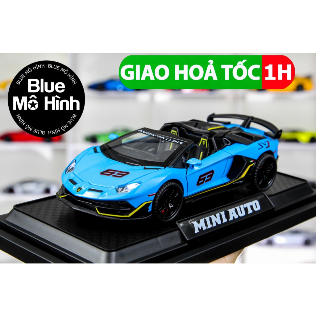 Mô hình xe Aventador SVJ 1:32