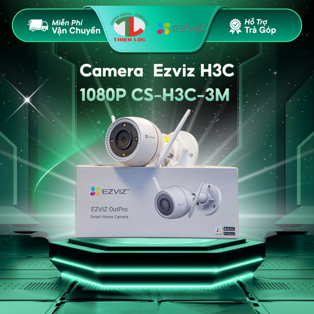 [ Full Vat ] Camera ngoài trời Ezviz H3C 1080P CS-H3C- 2M, 2K CS-H3C- 3M Chính Hãng