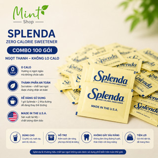 Combo 100 gói Splenda ko chứa calories xuất xứ Mỹ