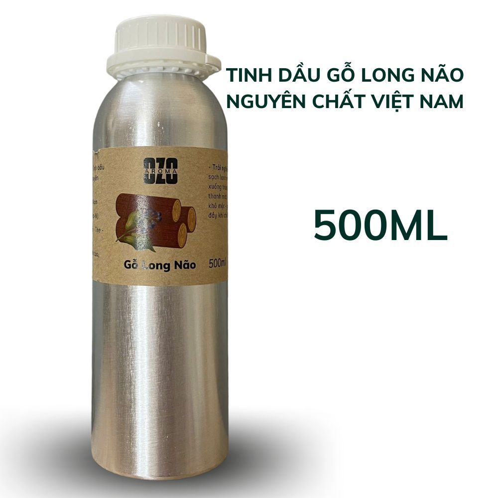 Tinh Dầu Gỗ Long Não 500ml - Ozo Aroma - Nguyên Chất Việt Nam - Thơm Mát