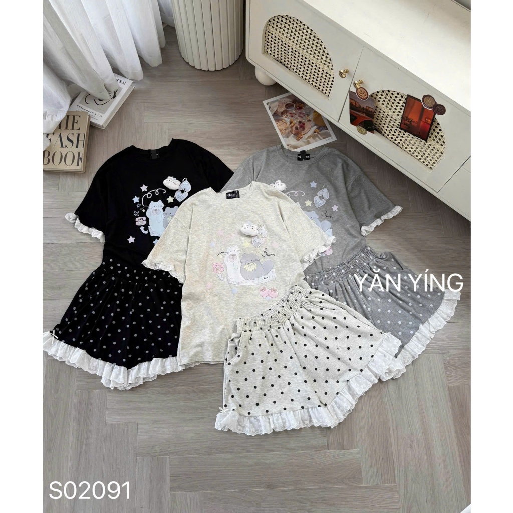 PHẠM THÙY SHOP: SET BỘ HAI CHÚ MÈO NGẬM BÁNH ĐÁNG YÊU CALL ME LOVELY