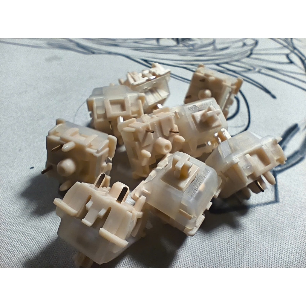 Gói 10 Switch Linear Gateron DOT Foundation - Ft LOFREE - Linear 45±15GF -
