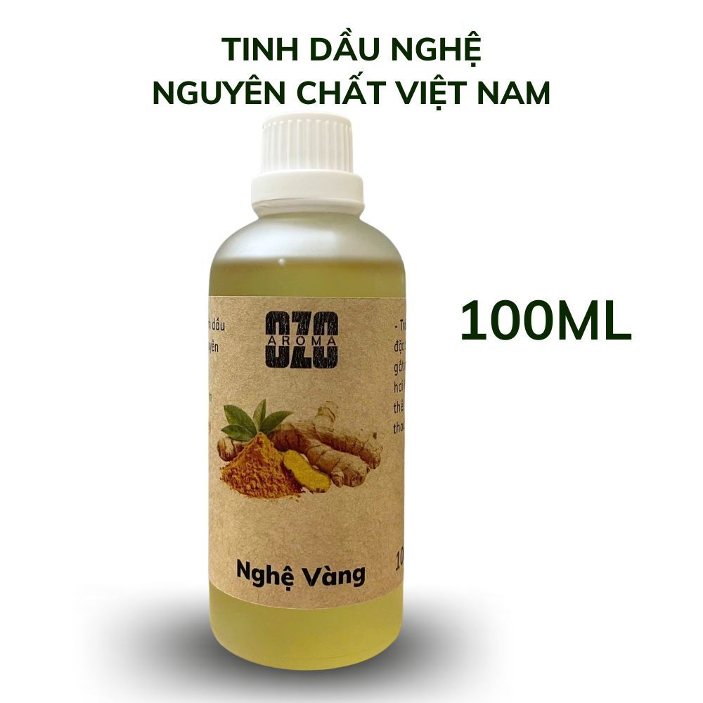 Tinh Dầu Nghệ 100ml - Ozo Aroma - Nguyên Chất Việt Nam - Thơm Ấm