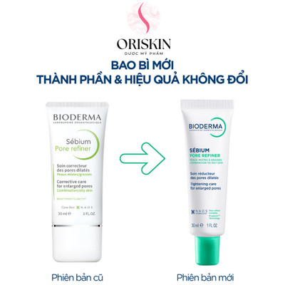 Bioderma Kem Dưỡng Ẩm Se Khít Lỗ Chân Lông Sebium Pore Refiner 30ml