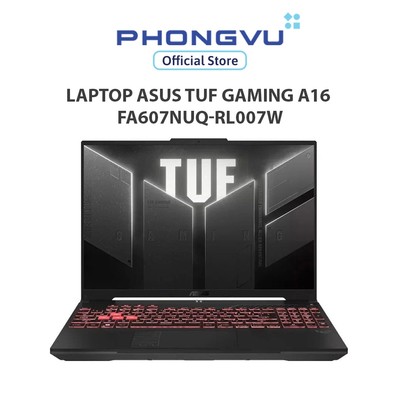 Laptop Gaming Asus TUF A16 FA607NUQ-RL007W (Ryzen 7 170/ GeForce RTX™ 4050/ 16GB/ 512GB/ Windows 11 Home) - Bảo hành 24T