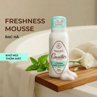 Bọt Vệ Sinh Phụ Nữ Freshness Mousse | Không Cần Rửa Lại, Siêu Dưỡng Niêm Mạc, Bổ Sung Lợi Khuẩn