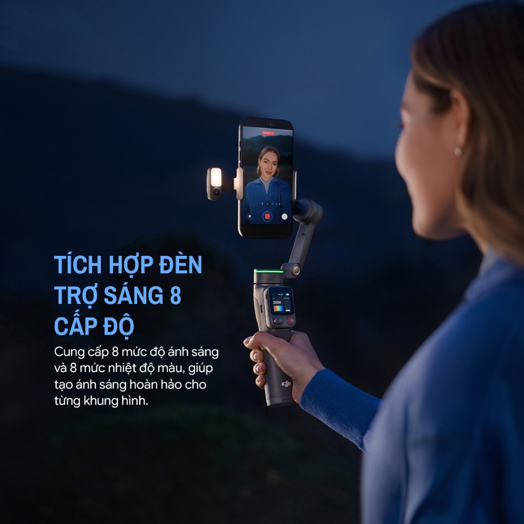 Gimbal chống rung điện thoại DJI Osmo Mobile 8P Chính hãng | Điều Khiển Từ Xa Chuyên Nghiệp | BigBuy360 - bigbuy360.vn