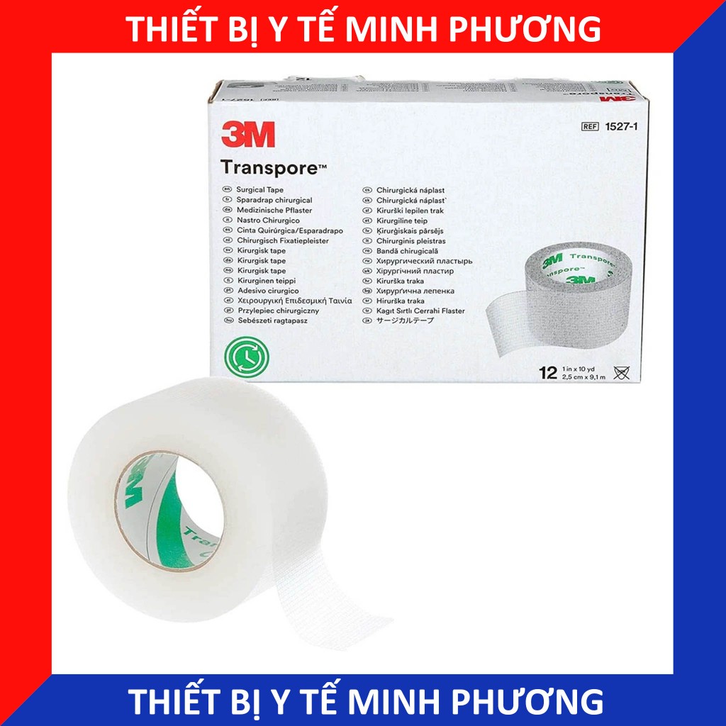 Băng keo trong suốt 3M dùng trong y tế mã 1527