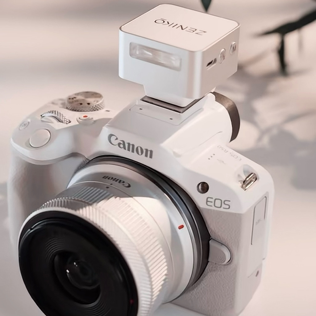 Đèn flash Canon R50/R50v/PowershotV1 (zeniko zt08 cm ) Chính hãng Zeniko Gắn trực tiếp