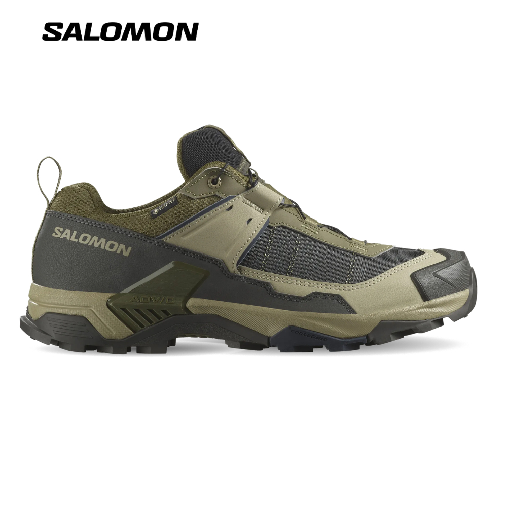 Salomon Nam X Ultra 5 Gore-Tex Giày Hiking Martini Olive / Gray Green / Blue Nights L47725800