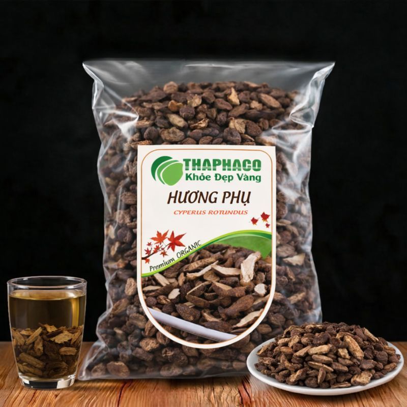[Hàng Công Ty] - Hương phụ, Cỏ gấu, Cỏ cú - tấn phát - Chuyên dùng để sắc nước pha trà hỗ trợ tốt cho dạ dày