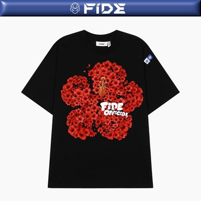 Áo thun FIDE Flower phông unisex form rộng local brand nam nữ cổ tròn oversize - AT285