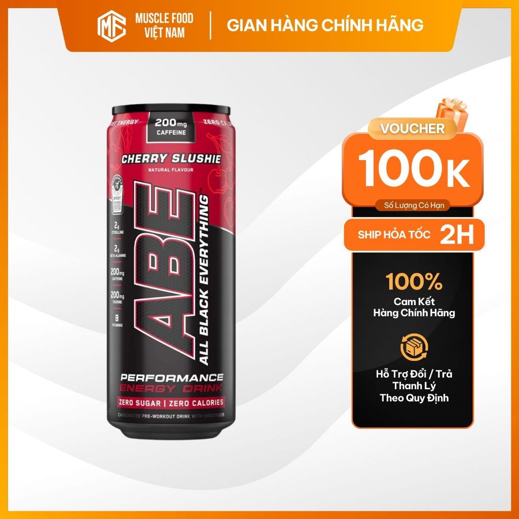 Thức Uống Tăng Cường Năng Lượng Trước Tập Applied Nutrition ABE 330ml Performance Energy Drink Chính