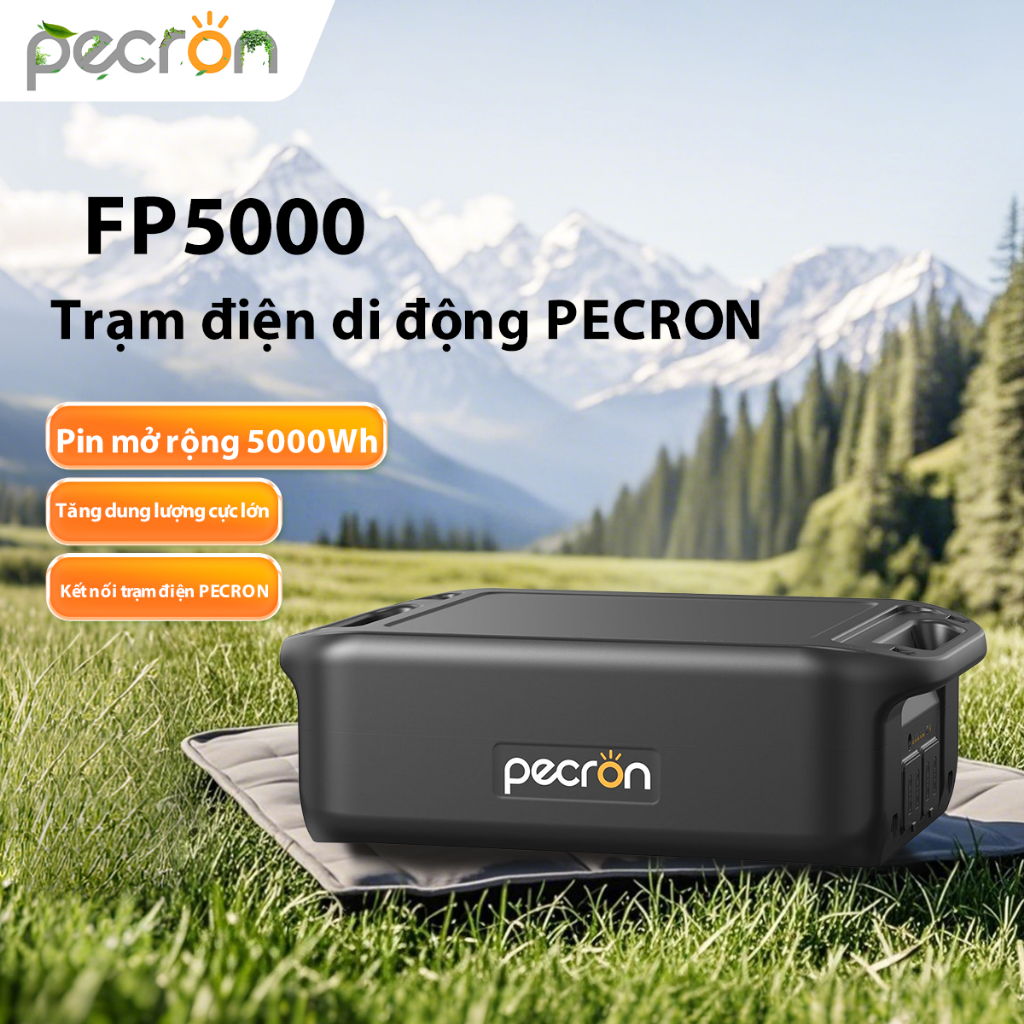 Pin mở rộng PECRON FP5000-48V dung lượng 5120Wh cho F5000LFP