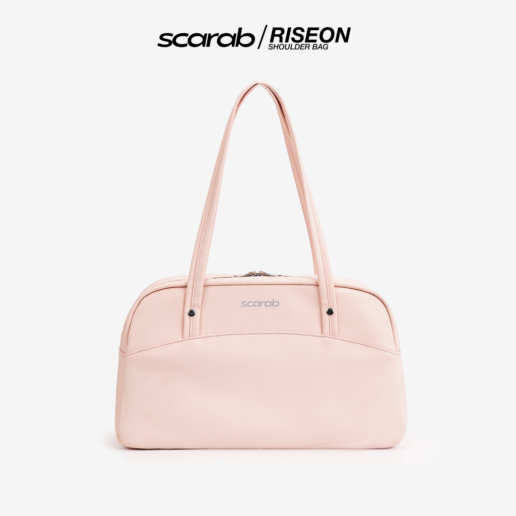 [CÓ SẴN] Túi xách đeo vai SCARAB RISEON PINK thời trang nam nữ đựng vừa Laptop 13", đồ trang điểm