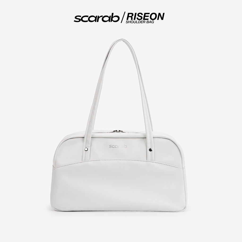[CÓ SẴN] Túi xách đeo vai SCARAB RISEON GREY thời trang nam nữ đựng vừa Laptop 13", đồ trang điểm