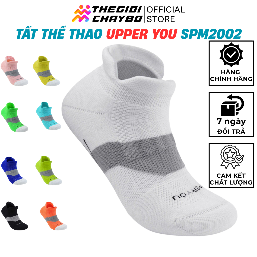 Tất/Vớ Nam Nữ Cổ Thấp Upper You Light Cushion Thoáng Khí Dịu Êm Co Giãn Linh Hoạt