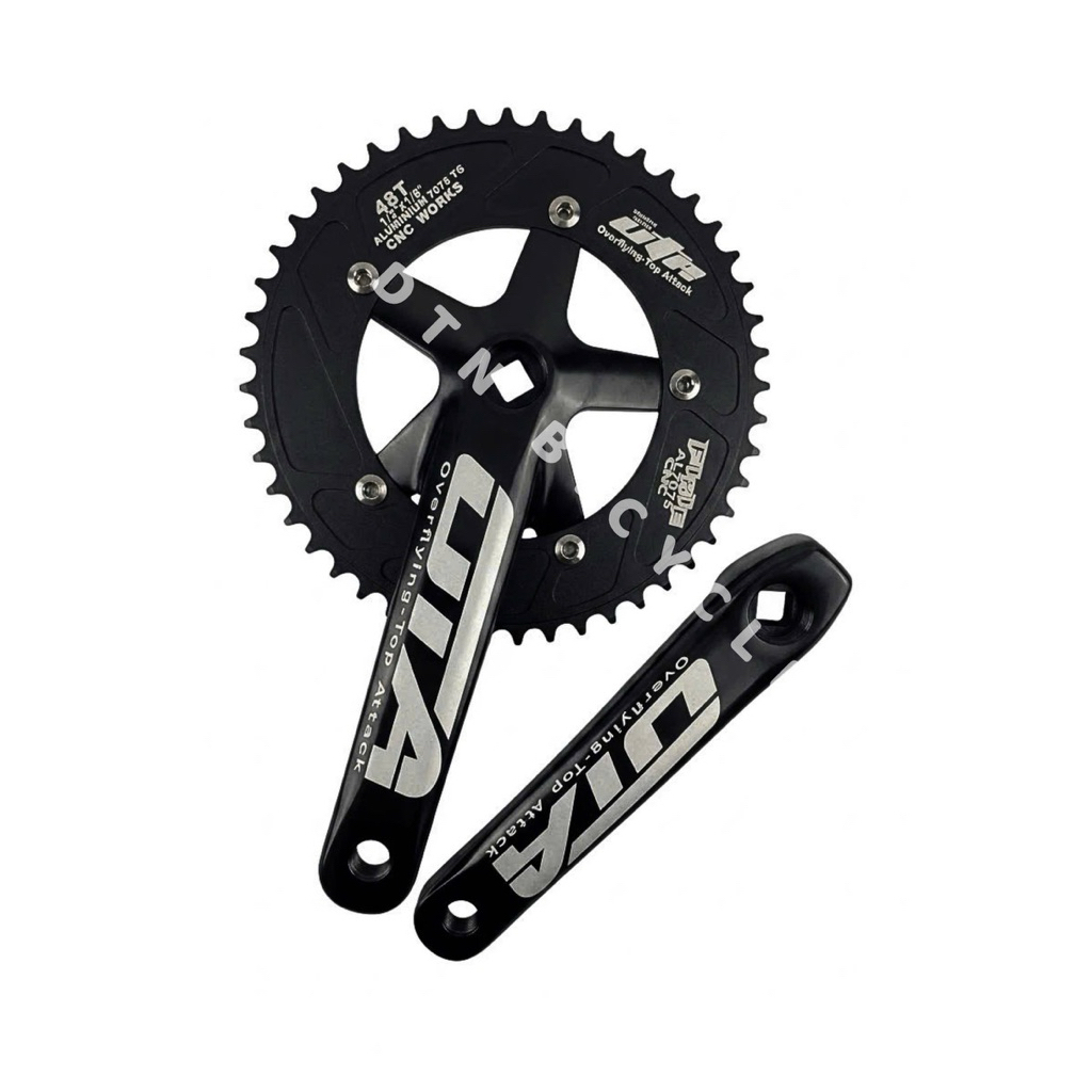 Đùi đĩa nhôm xe đạp Fixed Gear OTA 48T cốt vuông