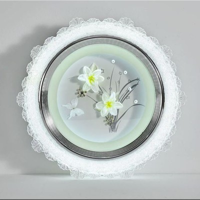 Đèn ốp trần MONSKY OSON 50cm bông hoa cao cấp ánh sáng 3 màu dùng bóng LED có chế độ khiển từ xa