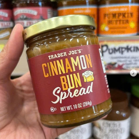 (Hàng Mỹ) Cinnamon Bun Inspired Spread Trader Joe's sốt quế cinnamon roll sốt phết vị quế