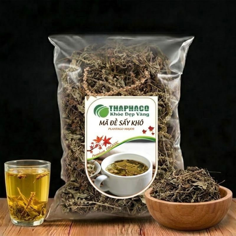 [Trà khô sạch giá tốt] Cây mã đề khô - Thảo dược Tấn Phát - Túi lớn loại 500gram