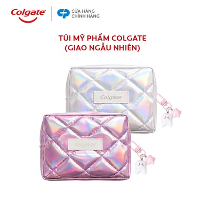 [HB Gift] Túi mỹ phẩm cầu vồng Colgate (giao màu ngẫu nhiên)