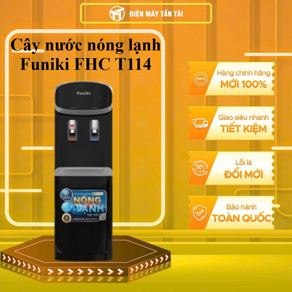 (TOÀN QUỐC) - FHC T114 - Cây nước nóng lạnh úp bình Funiki FHC T114