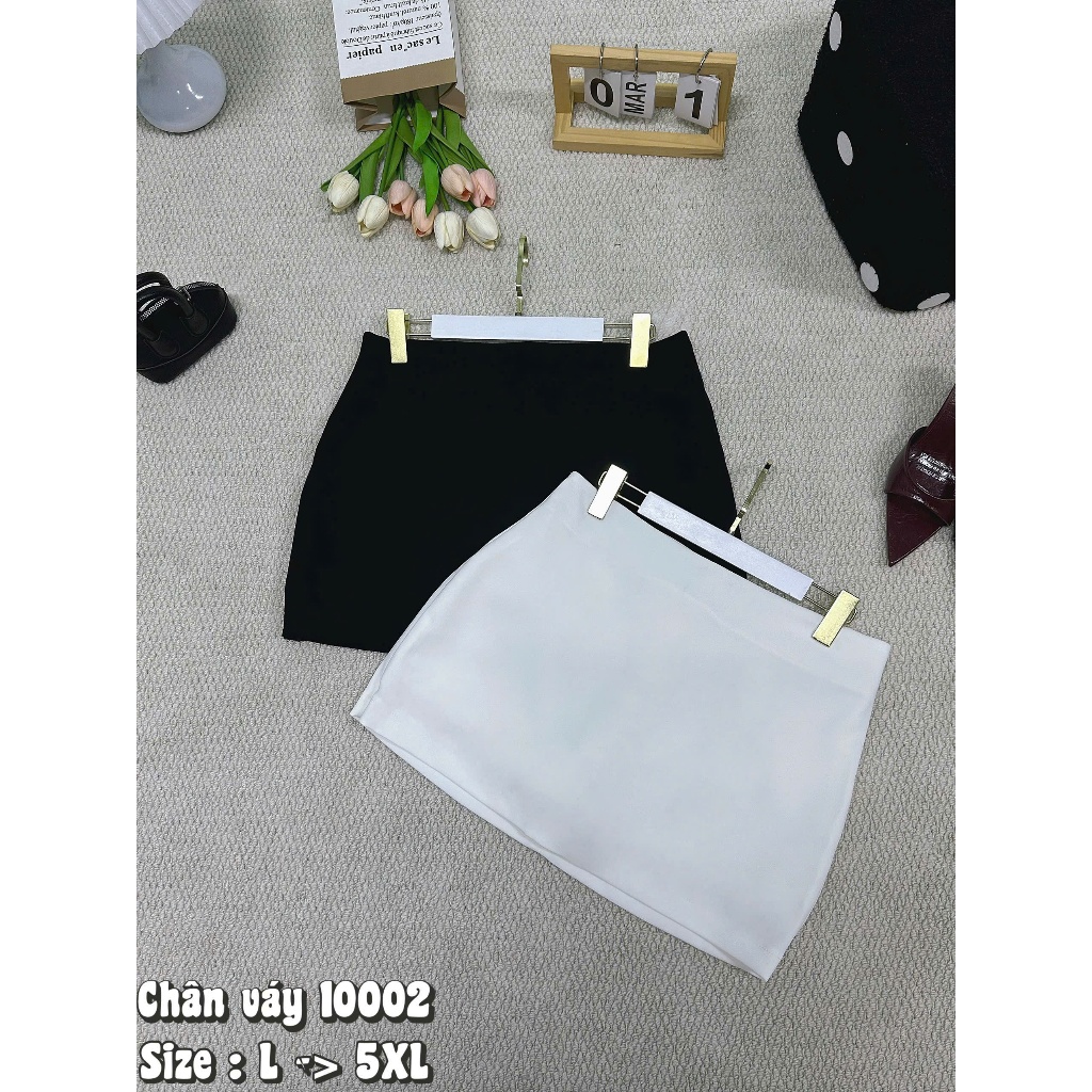 Chân Váy Ngắn có Lót Quần Bigsize 55-90kg Chất Vải dày Xịn Co giãn Nhẹ CV10002 - 2KJeans | BigBuy360 - bigbuy360.vn